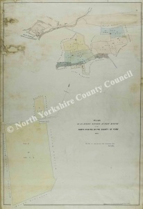 Historic map of West Burton 1849
